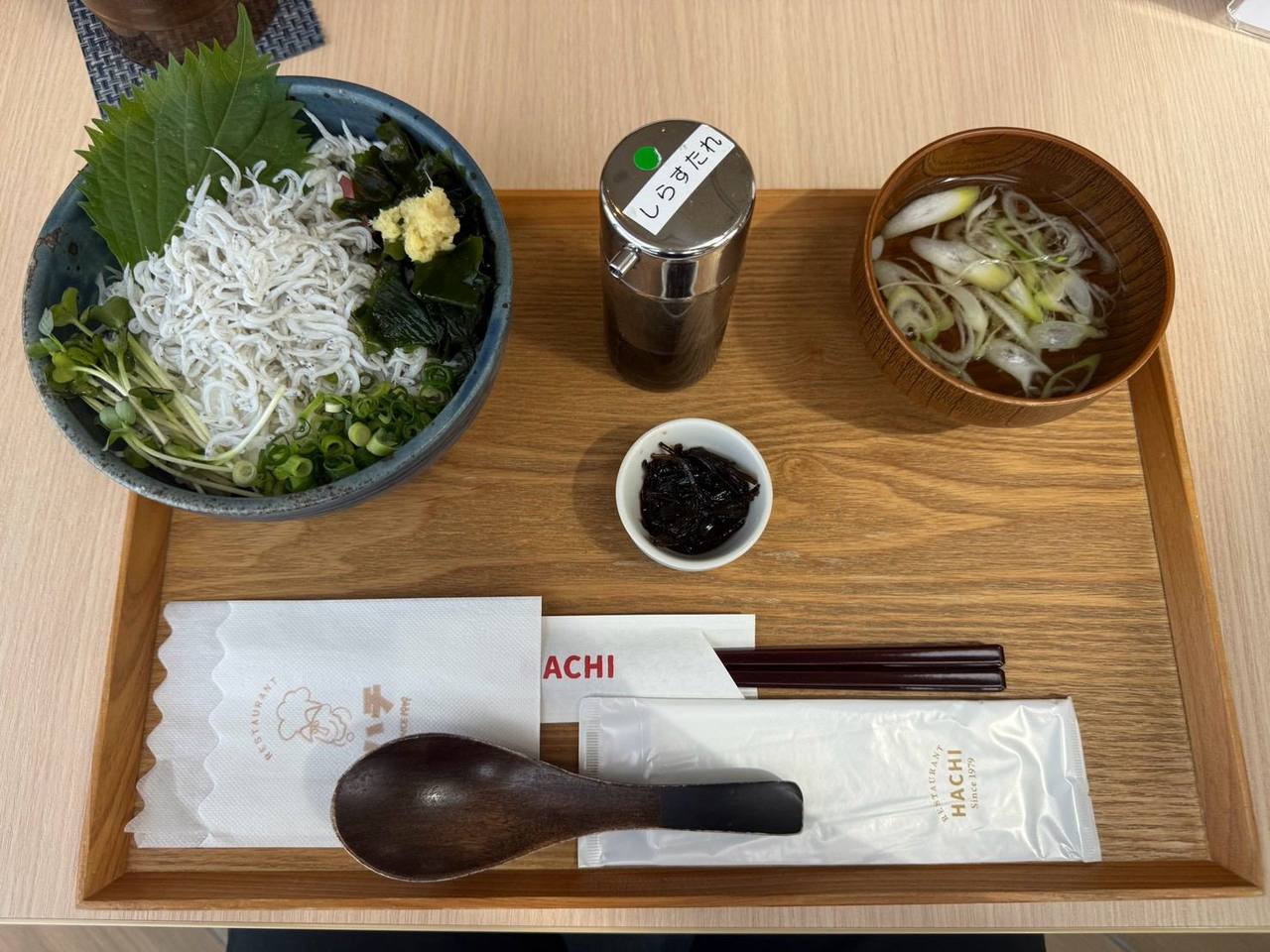 しらす丼の定食